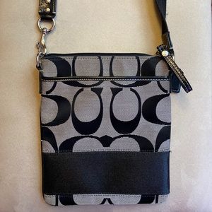 Black Coach crossbody bag